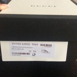 Gucci sneakers only worn twice